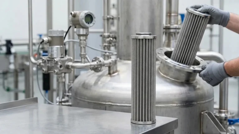 Stainless Steel Wire Mesh Pleated Filter Cartridge industrial level measurement guide