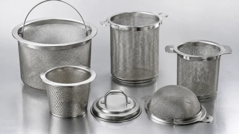 Strainer Basket and Lid visual guide