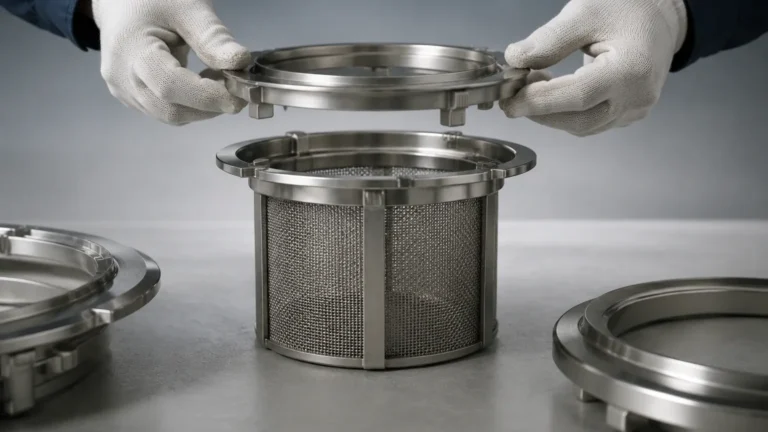 Strainer Basket Assembly Installation visual guide