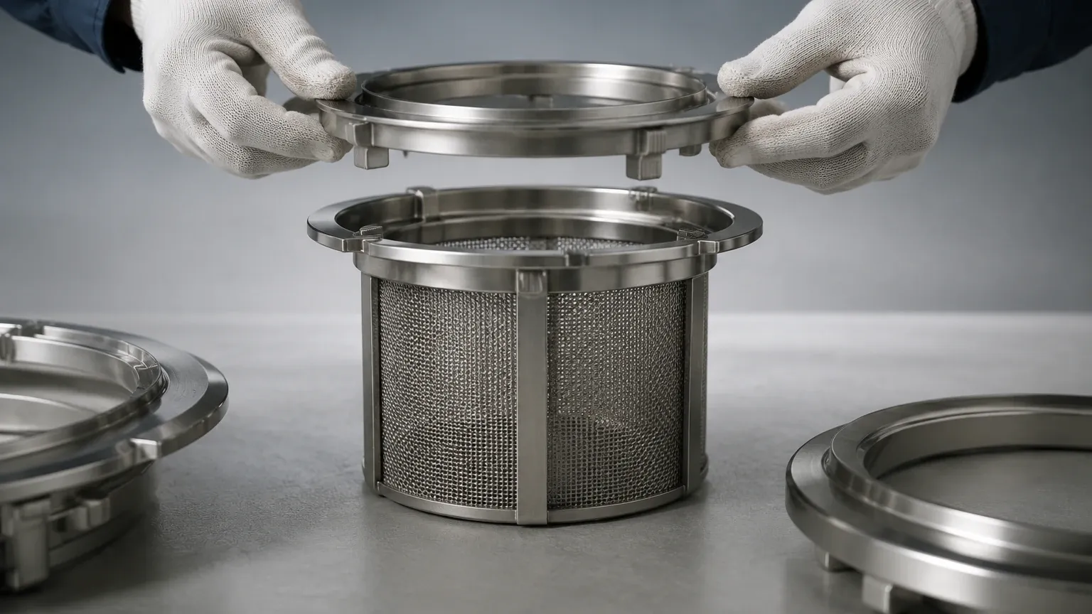 Strainer Basket Assembly Installation Strainer Basket Assembly Installation visual guide