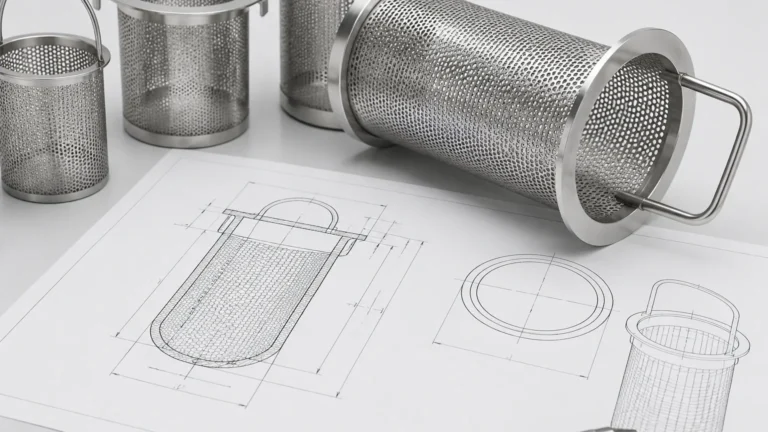 Strainer Basket Diagram visual guide