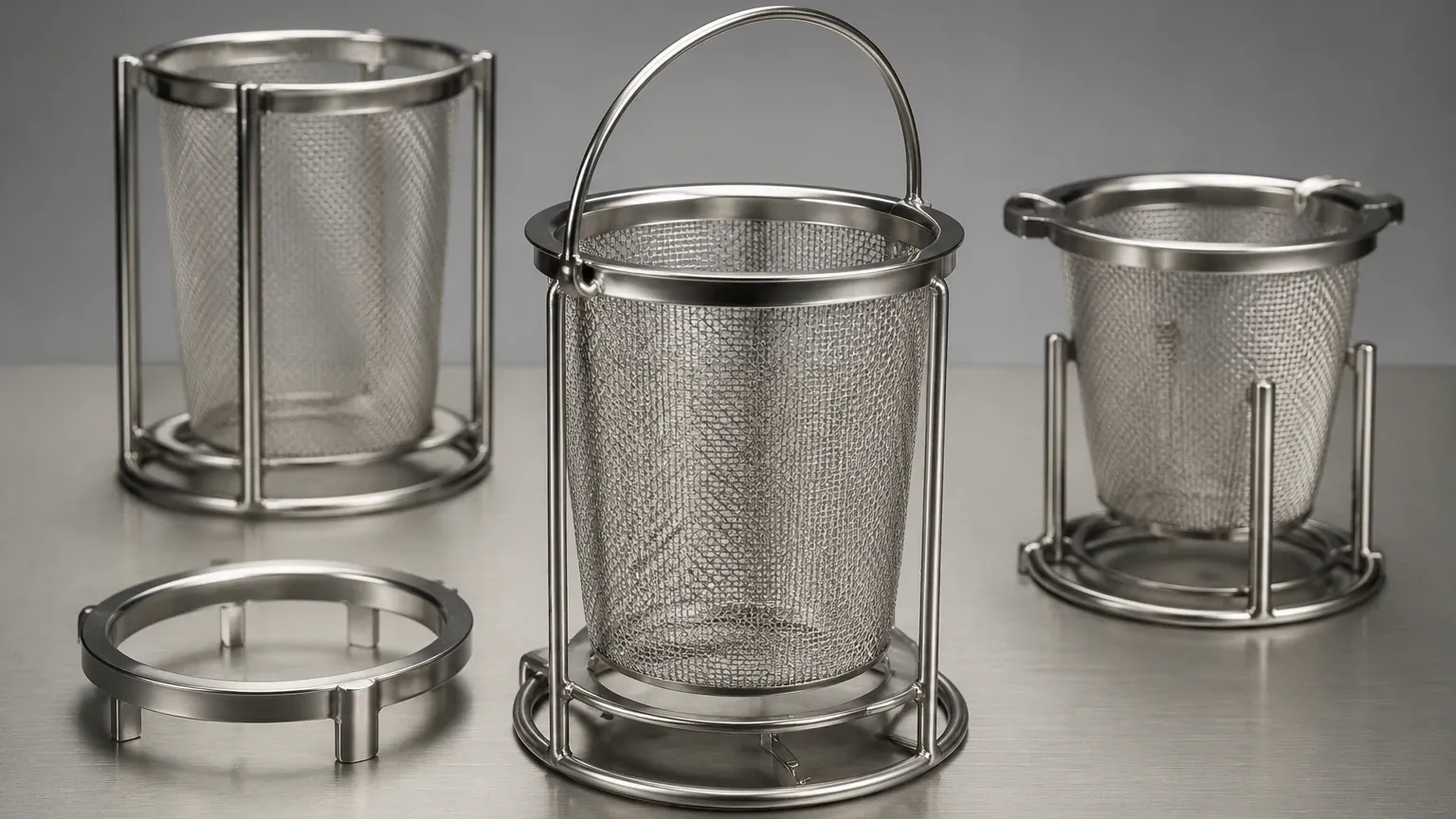 Strainer Basket Holder visual guide