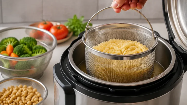 Strainer Basket Instant Pot visual guide