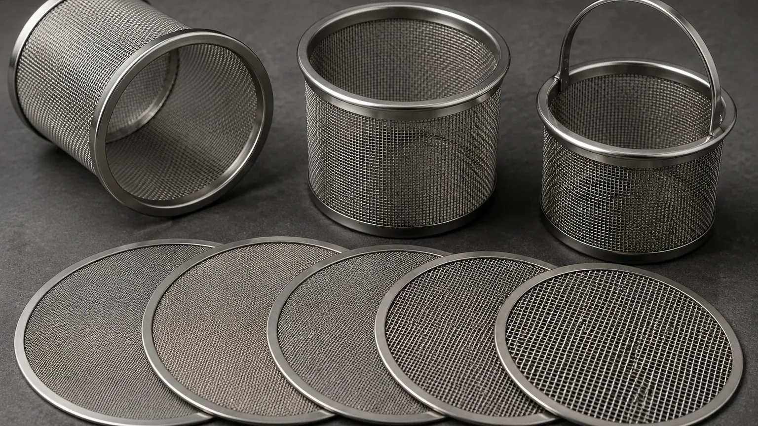 Strainer Basket Mesh Sizes Strainer Basket Mesh Sizes visual guide