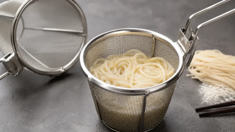 Strainer Basket Noodles visual guide