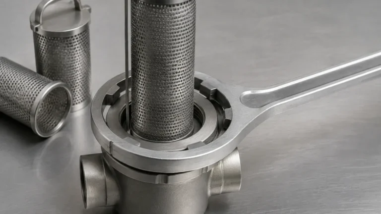 Strainer Basket Nut Wrench visual guide