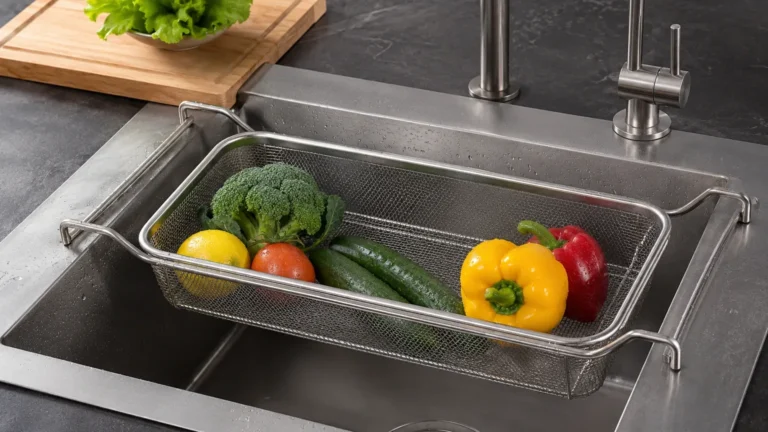 Strainer Basket Over Sink visual guide