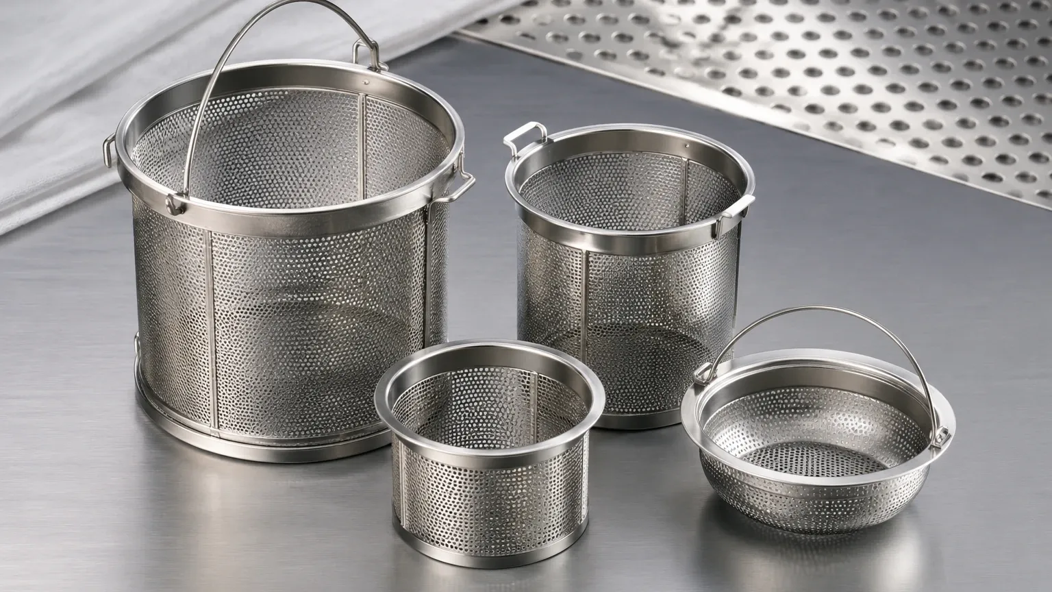 Strainer Basket Set visual guide