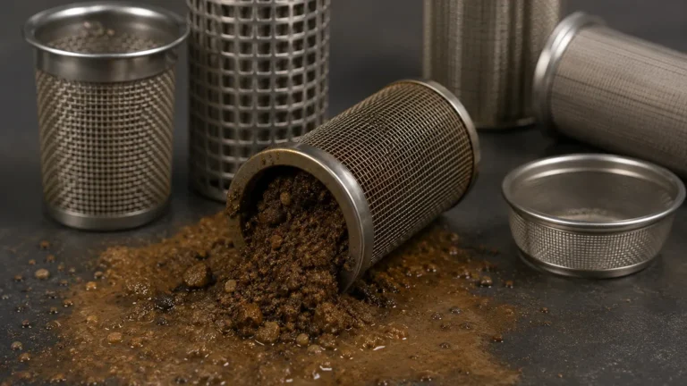Strainer Element Sediment visual guide