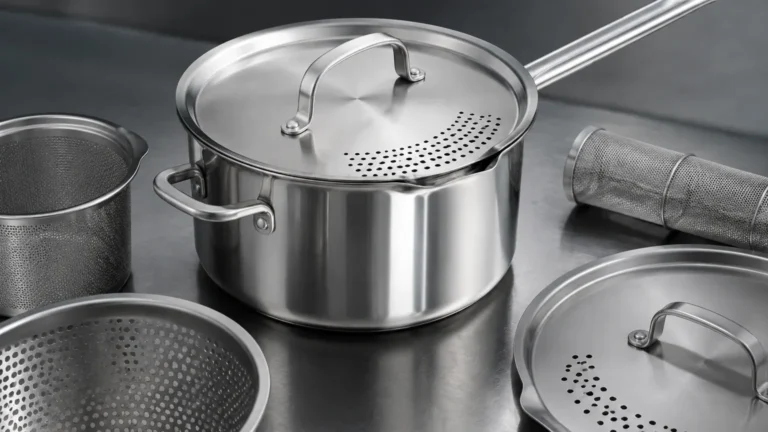 Strainer Lid Pot visual guide