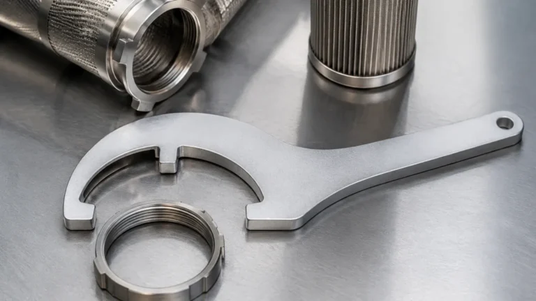 Strainer Locknut Wrench visual guide