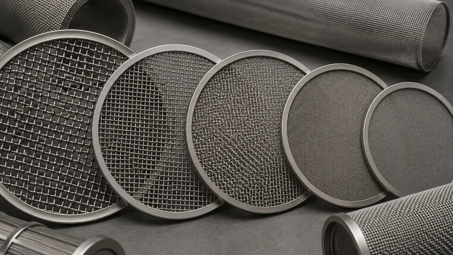 Strainer Mesh Sizes visual guide