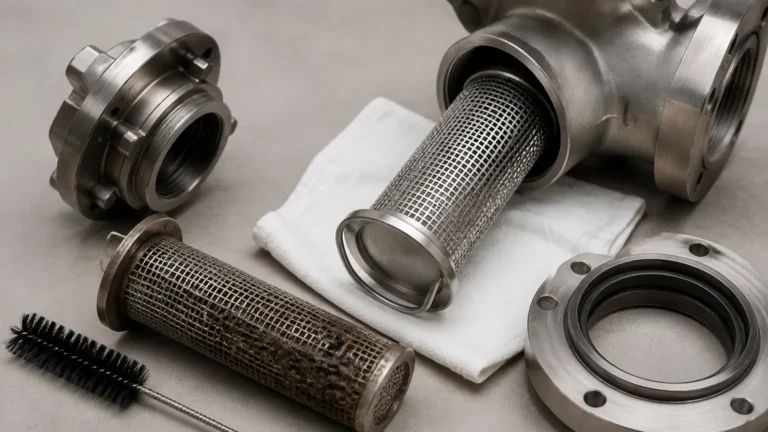 Strainer Replacement visual guide