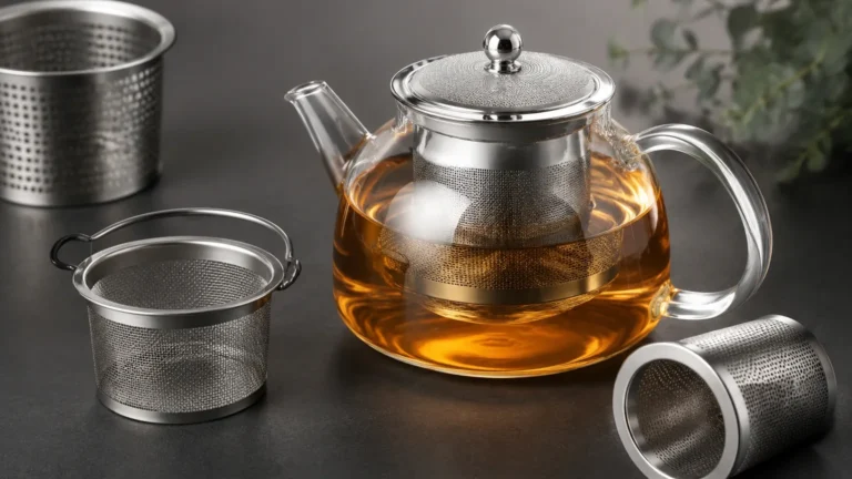 Strainer Teapot visual guide