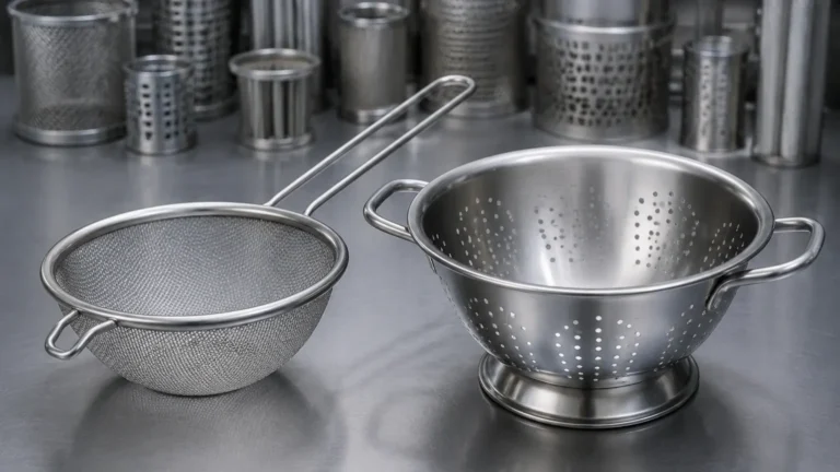 Strainer vs Colander visual guide
