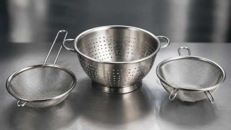 Strainer vs Colander vs Sieve visual guide