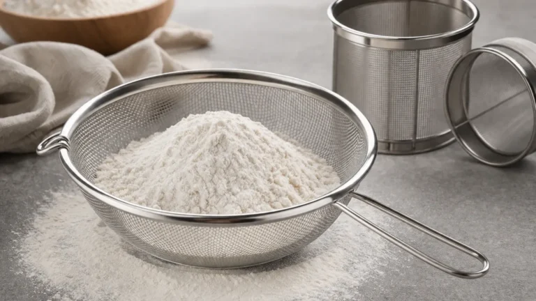 Strainers for Flour visual guide