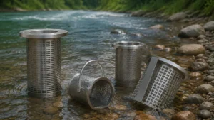 Strainers in River visual guide