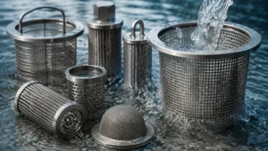 Strainers in Water visual guide