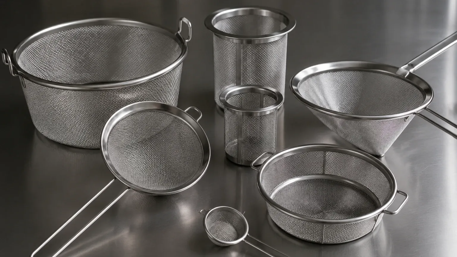 Strainers Kitchen visual guide