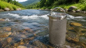 Strainers on River visual guide