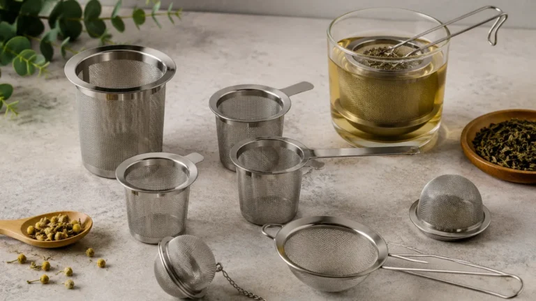Strainers Tea visual guide