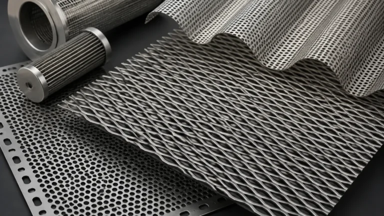 Stretched Perforated Metal Sheet Steel visual guide