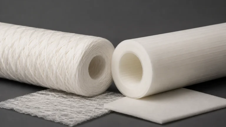 String Wound Filter vs Polypropylene visual guide