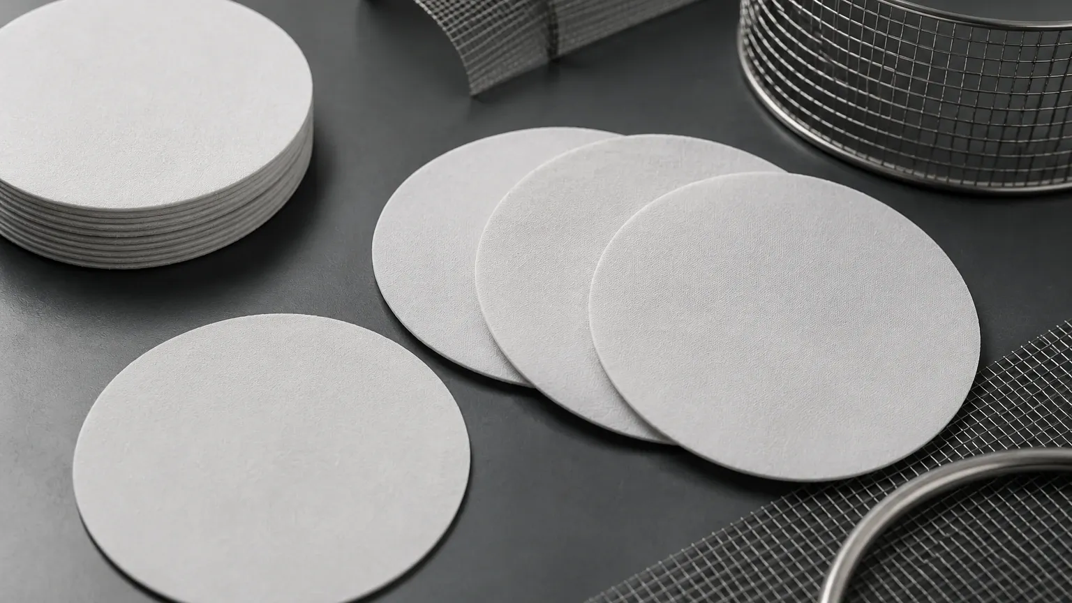 Synthetic Filter Discs 90mm visual guide