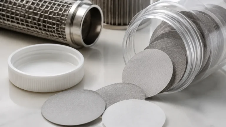 Synthetic Jar Lid Filter Discs visual guide