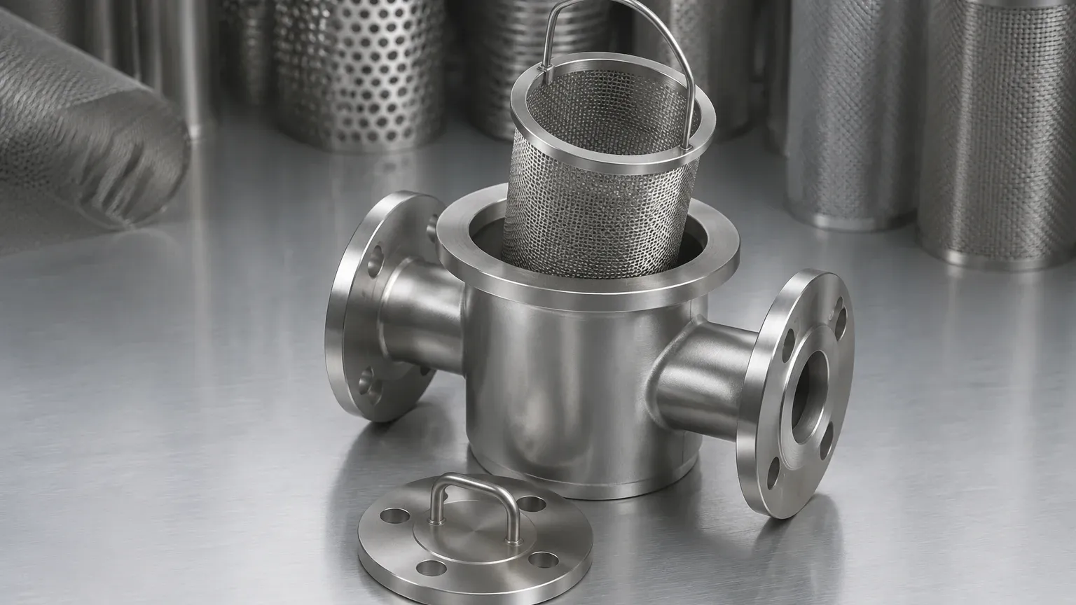 T Strainer Basket visual guide