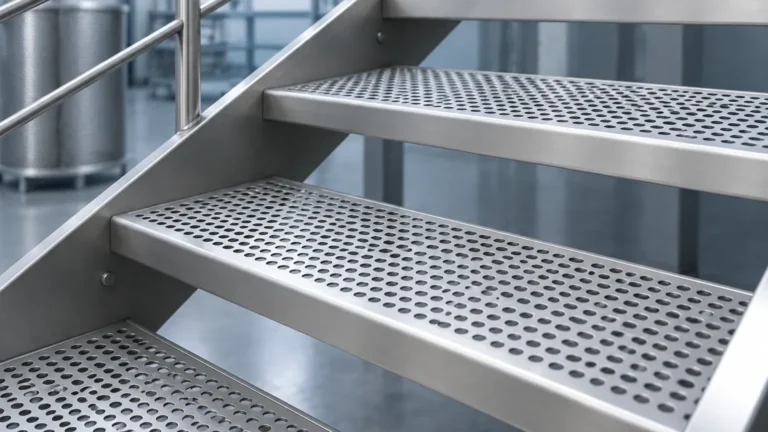 Tangga Perforated Metal visual guide