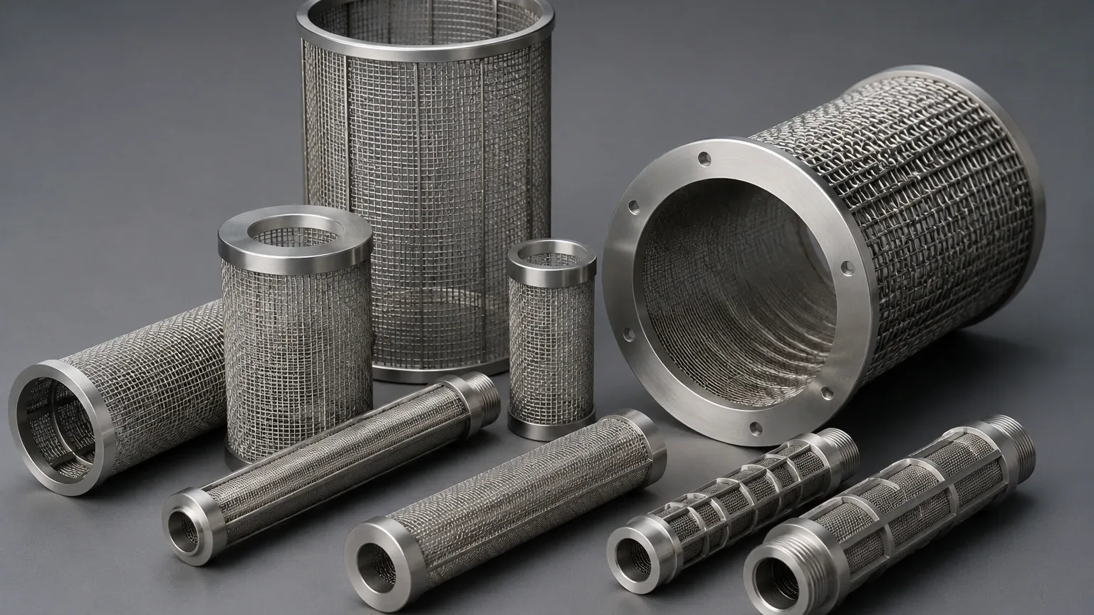 Titanium Wire Mesh Filter visual guide