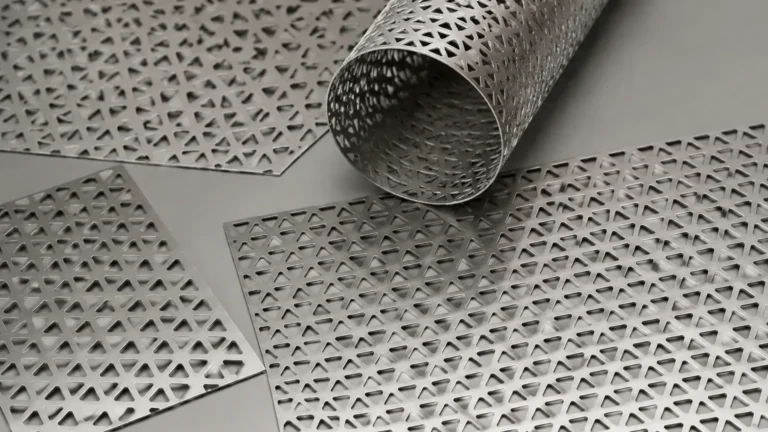 Triangular Perforated Metal visual guide