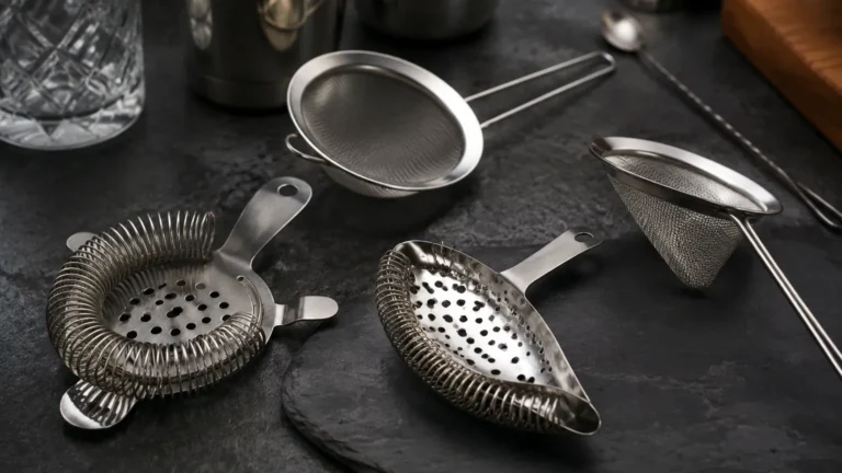 Types of Bar Strainers visual guide