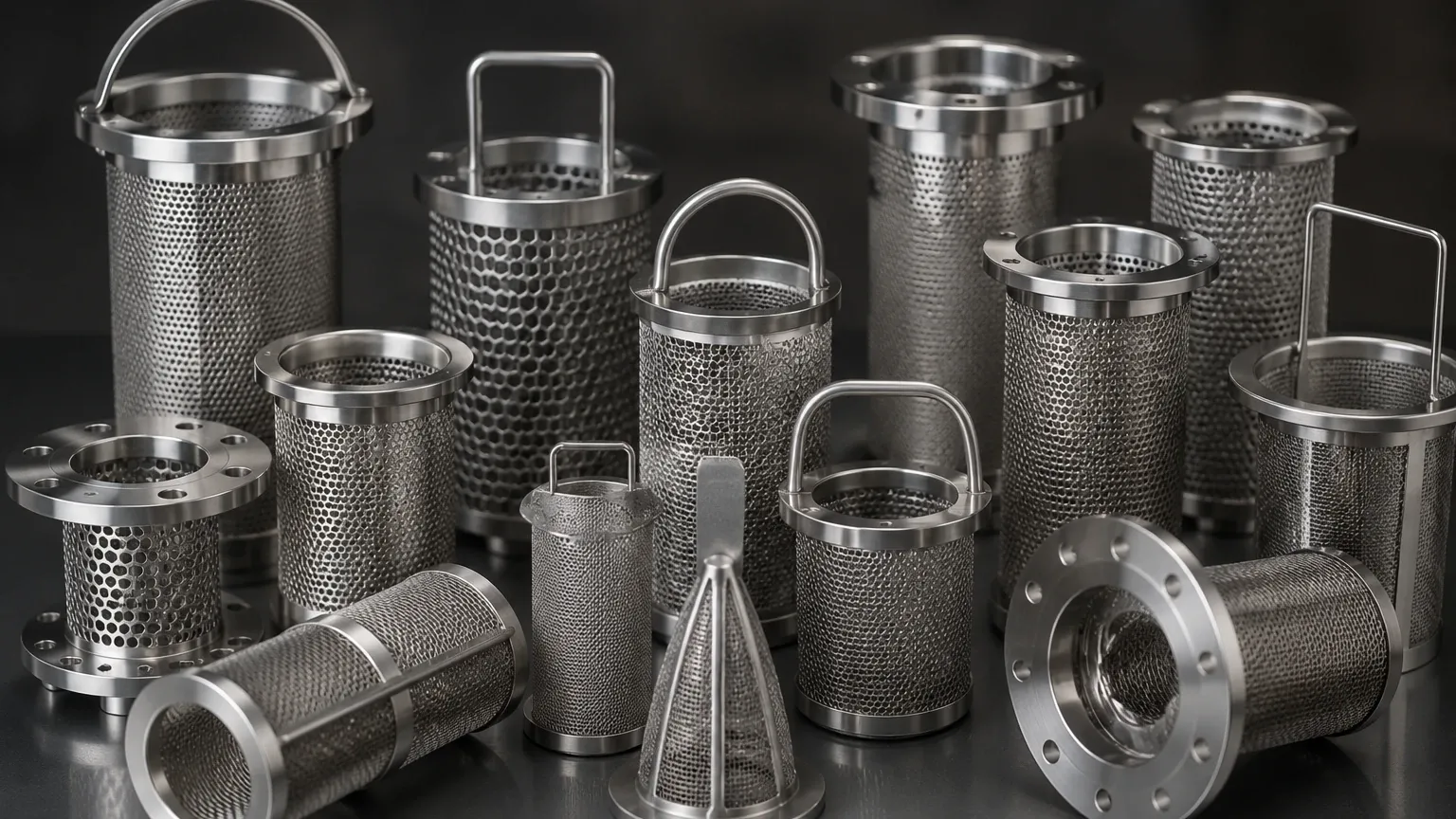 Types of Basket Strainers Types of Basket Strainers visual guide