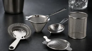 Types of Cocktail Strainers visual guide
