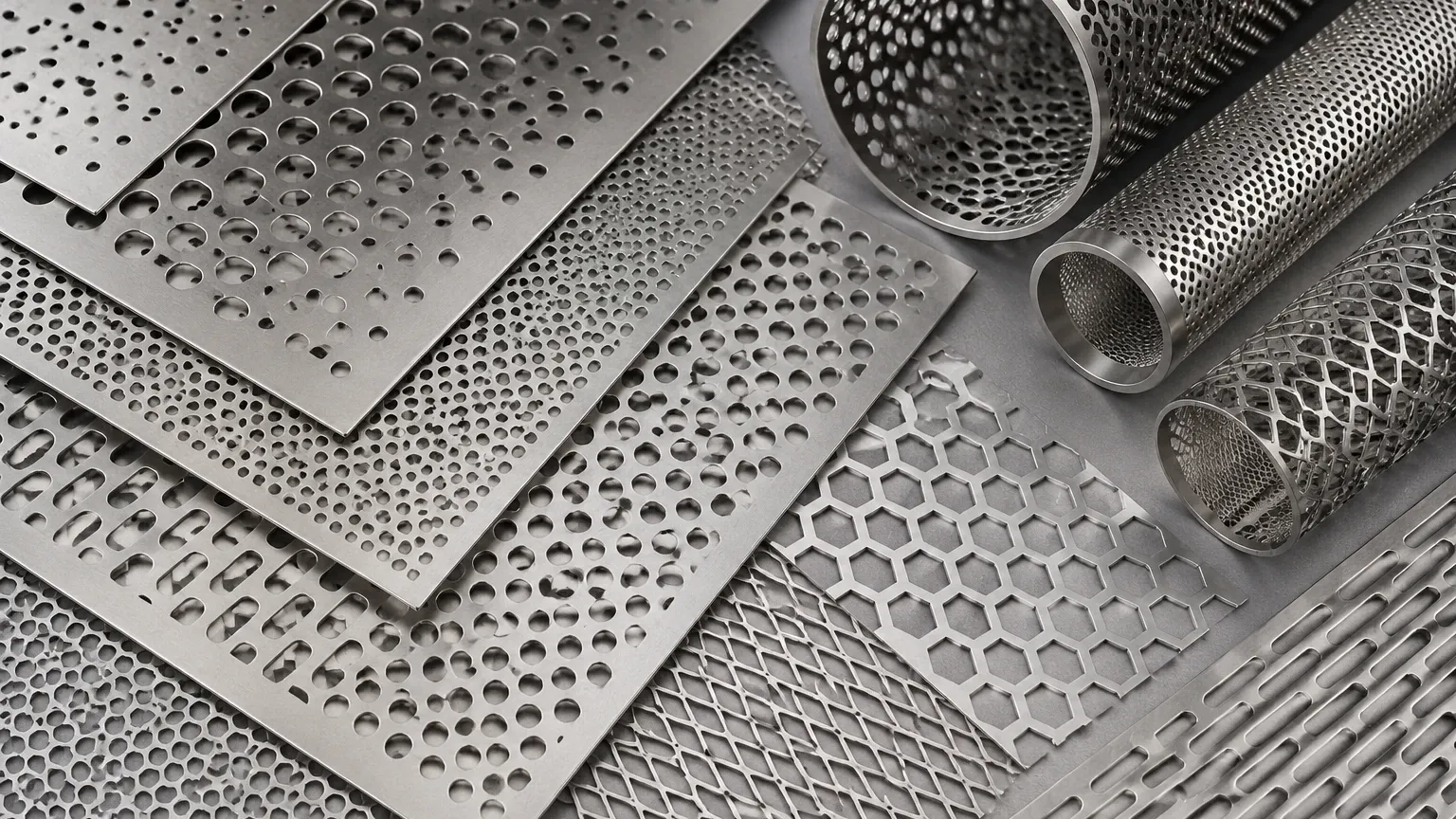 Types of Perforated Sheet Metal Types of Perforated Sheet Metal visual guide
