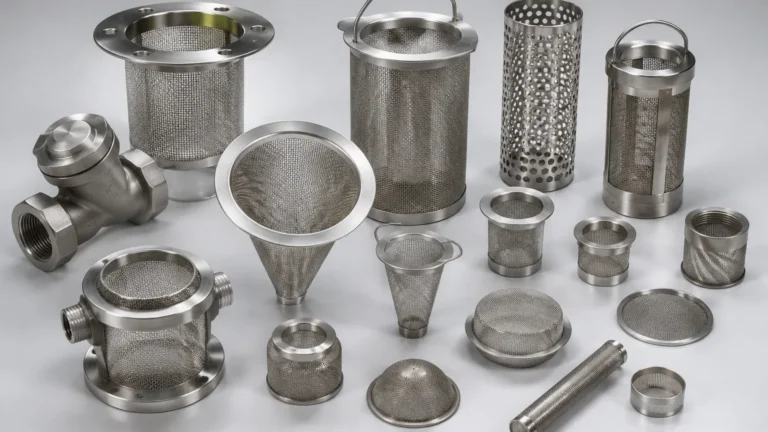 Types of Strainers visual guide