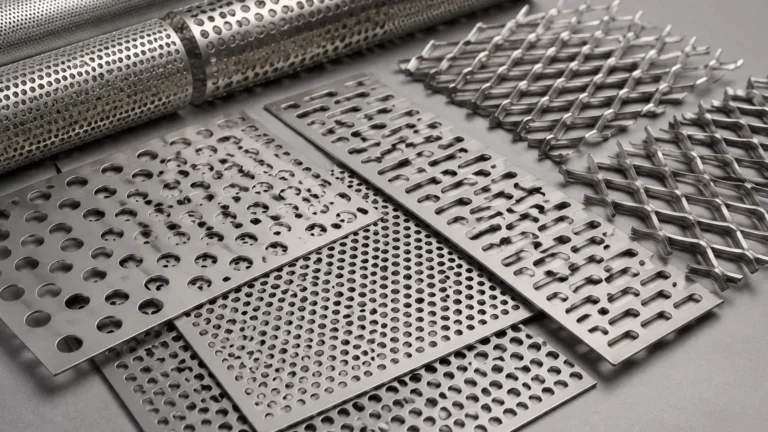 Ukuran Perforated Metal visual guide
