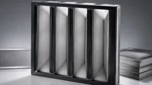 V Bank Carbon Filter visual guide