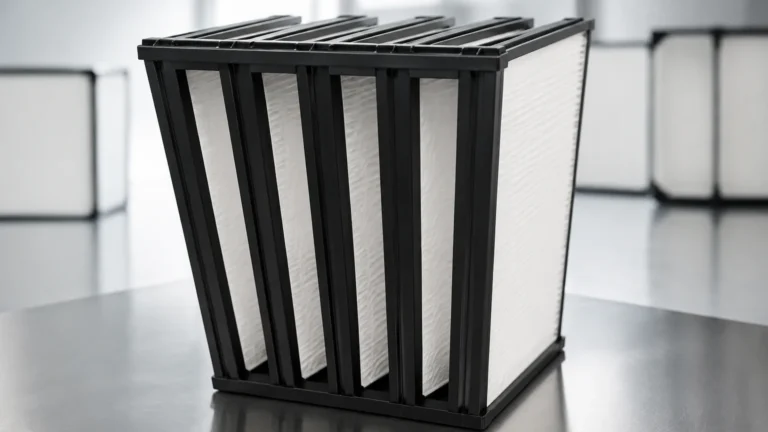 V Bank Hepa Filter visual guide