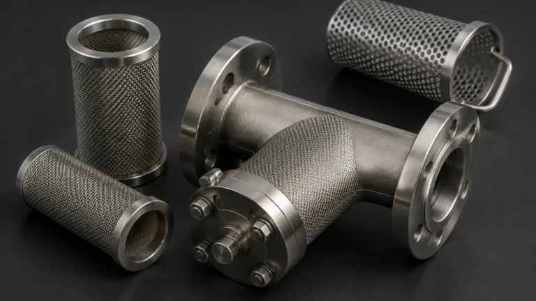 V Strainer visual guide
