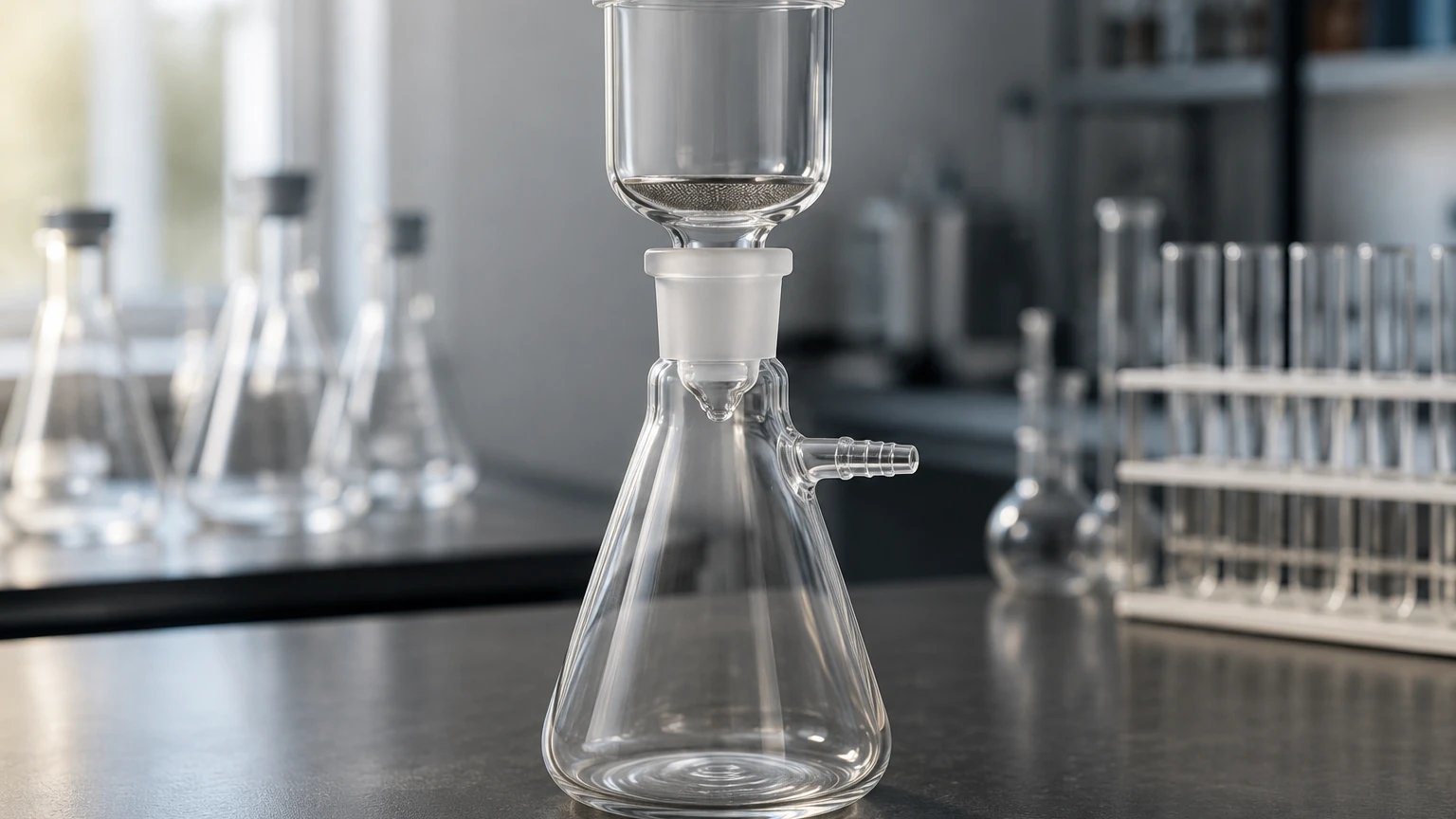 Vacuum Erlenmeyer Flask visual guide