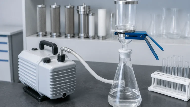 Vacuum Pump for Vacuum Filtration visual guide