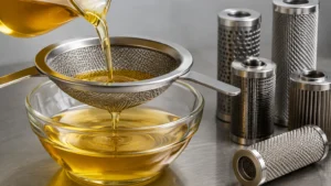 Vegetable Oil Filtration visual guide