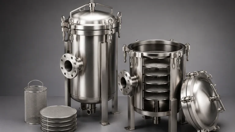 Vertical Pressure Leaf Filter visual guide