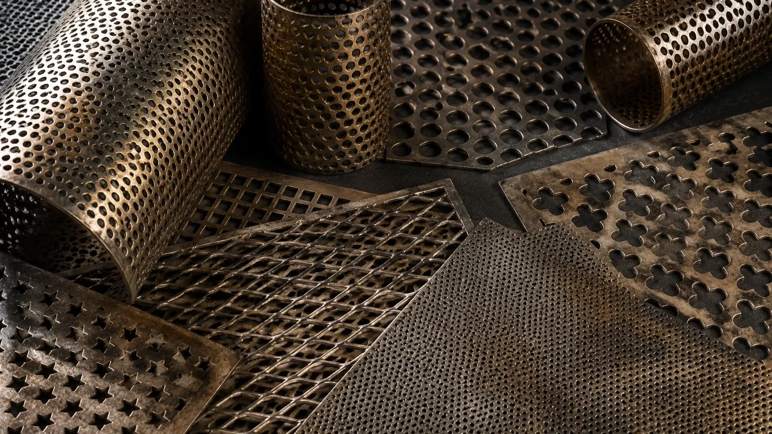 Vintage Perforated Metal Vintage Perforated Metal visual guide