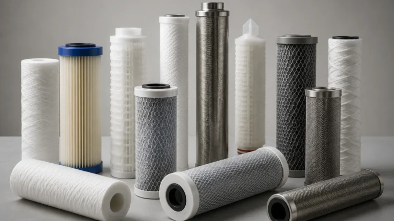 Water Filter Cartridge Types visual guide