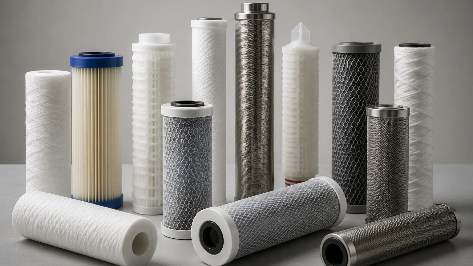Water Filter Cartridge Types visual guide
